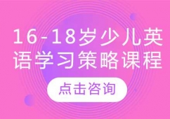 16-18歲少兒英語學習策略課程