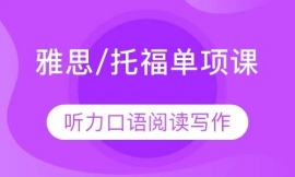 口語(yǔ)/閱讀/寫作/聽力單項(xiàng)試聽課